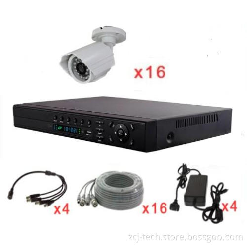 16 Chcctv DVR System with 420tvl Plastic Camera (ZCJ-D2016W-11AA1PN3604S)